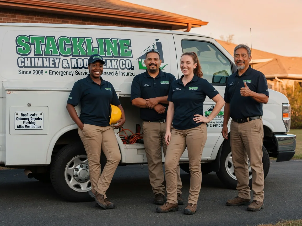 Chimney flashing repair company in Greenwood, AR